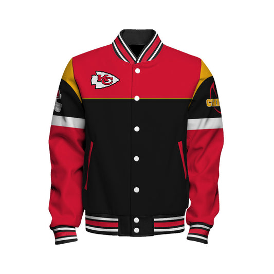 Kansas City Chiefs National Football League 2026 Feel The Power Unisex Varsity Jacket