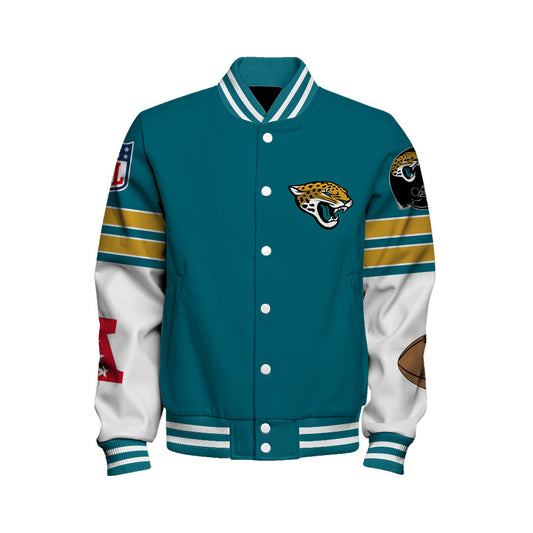 Jacksonville Jaguars National Football League 2026 Feel The Power Unisex Varsity Jacket