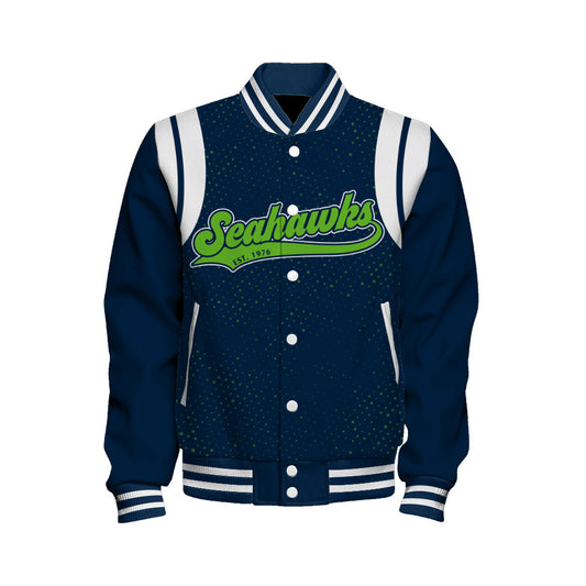 Seattle Seahawks National Football League 2026 Make Your Mark Unisex Varsity Jacket