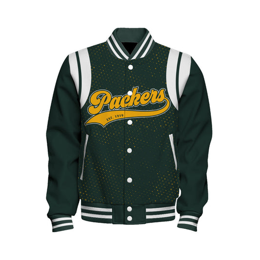 Green Bay Packers National Football League 2026 Make Your Mark Unisex Varsity Jacket