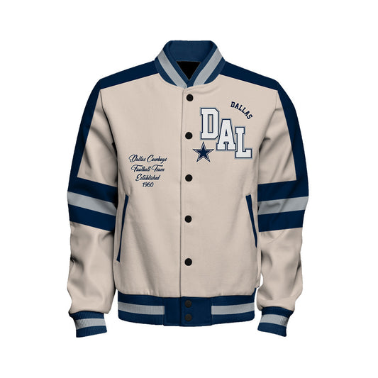Dallas Cowboys | Football Team 2026 Feel The Power Unisex Varsity Jacket