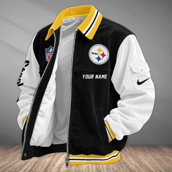 Pittsburgh Steelers Touchdown Classic Varsity Jacket Pdjncv