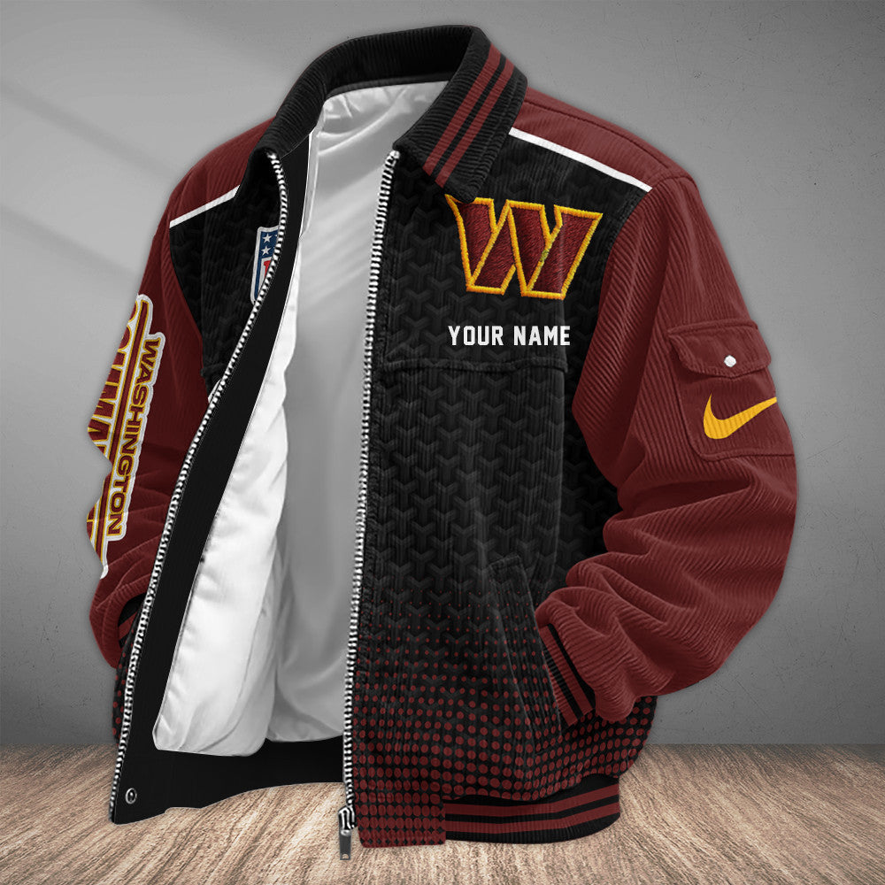 Washington Commanders Touchdown Classic Varsity Jacket Pns8e9