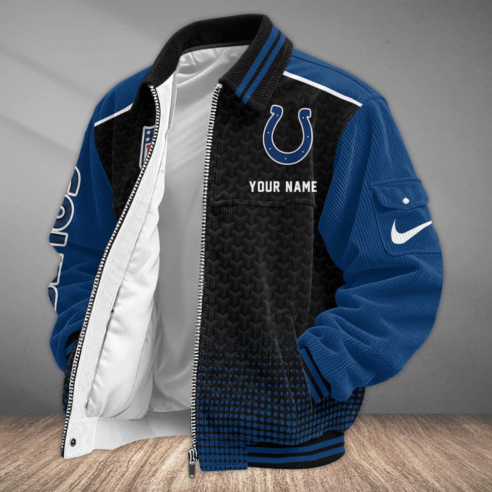 Indianapolis Colts Touchdown Classic Varsity Jacket Pmkfdl