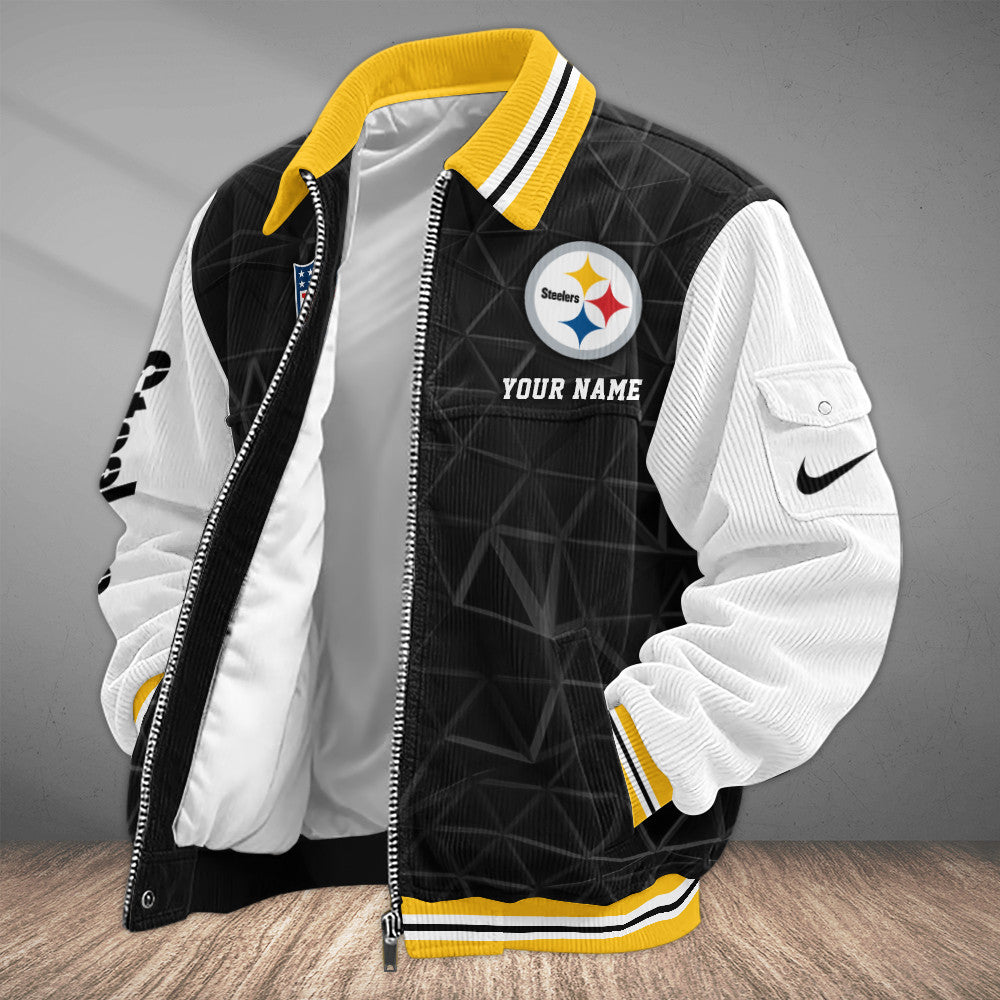 Pittsburgh Steelers Touchdown Classic Varsity Jacket P36vyr