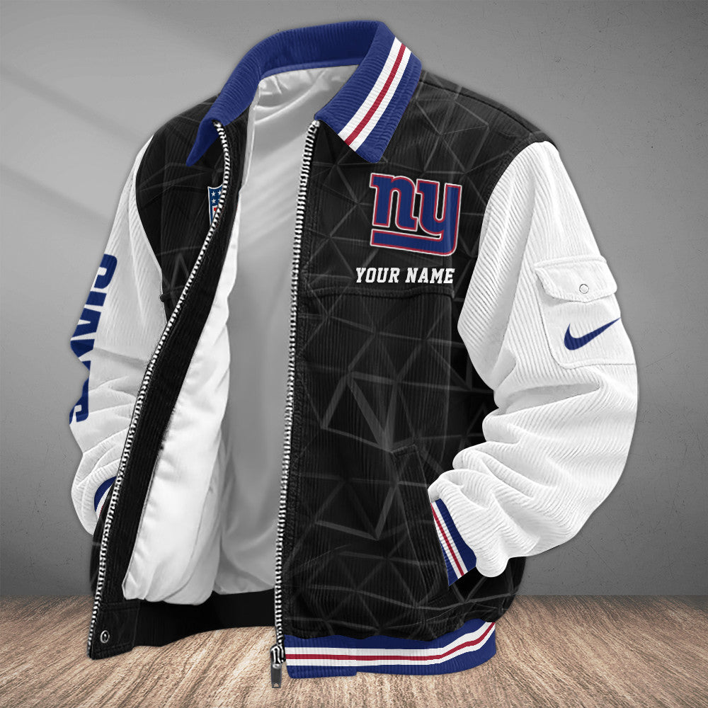 New York Giants Touchdown Classic Varsity Jacket Pethrz