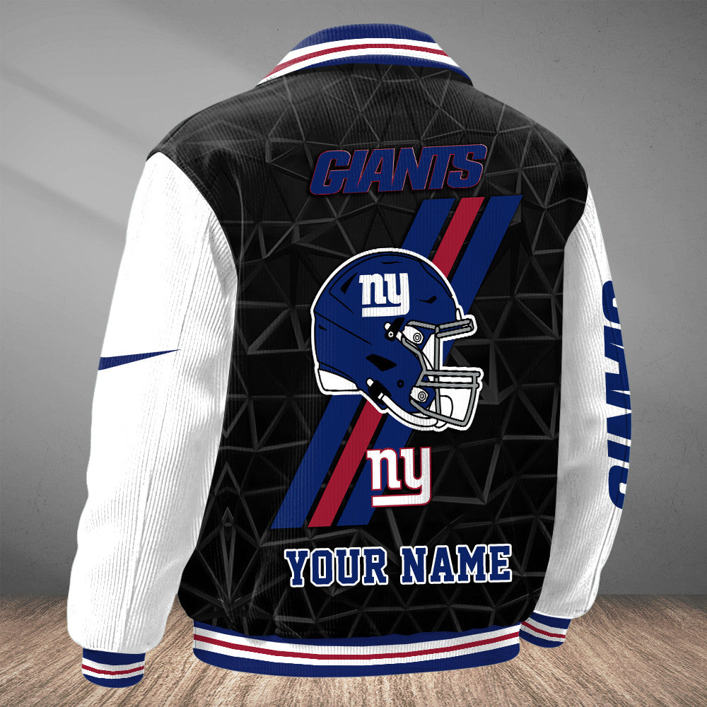 New York Giants Touchdown Classic Varsity Jacket Pethrz