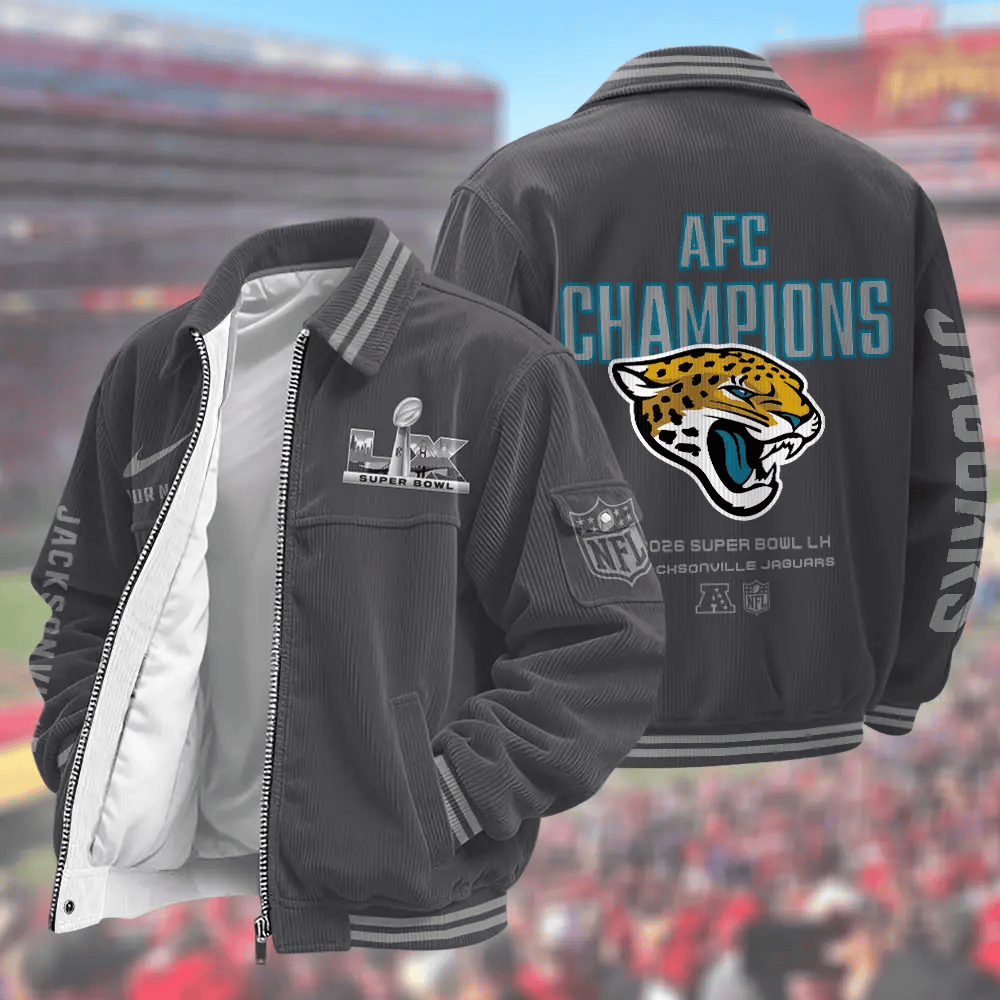 Jacksonville Jaguars Super Bowl 2026 Touchdown Classic Varsity Jacket Pecp35