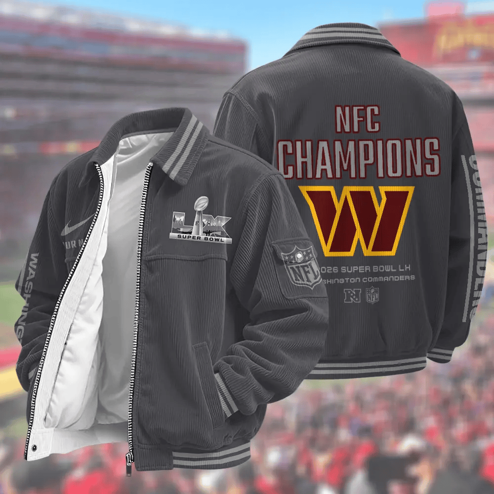 Washington Commanders Super Bowl 2026 Touchdown Classic Varsity Jacket Pr3x8p