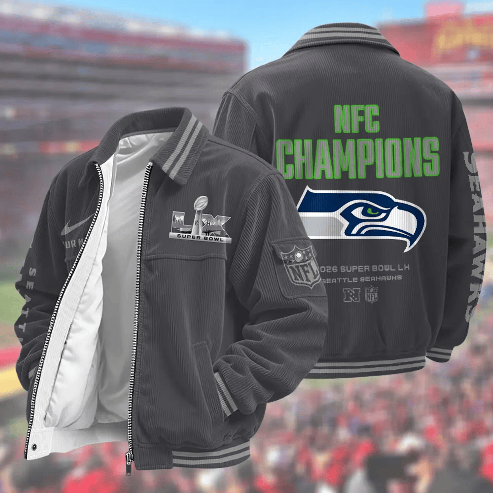 Seattle Seahawks Super Bowl 2026 Touchdown Classic Varsity Jacket Ptsgrz