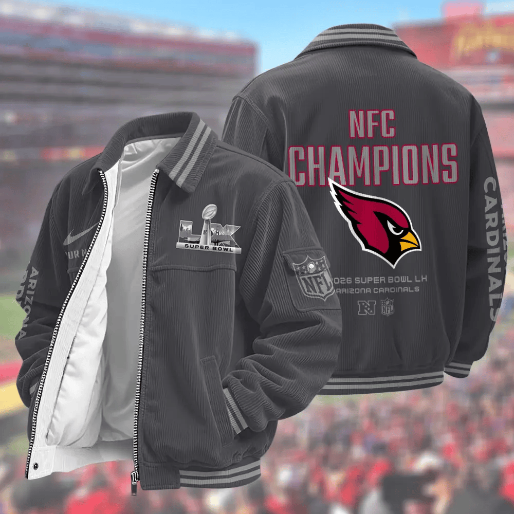 Arizona Cardinals Super Bowl 2026 Touchdown Classic Varsity Jacket Pr8m6y