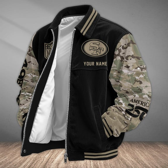 San Francisco 49ers Us 250th Anniversary Touchdown Classic Varsity Jacket P2denx
