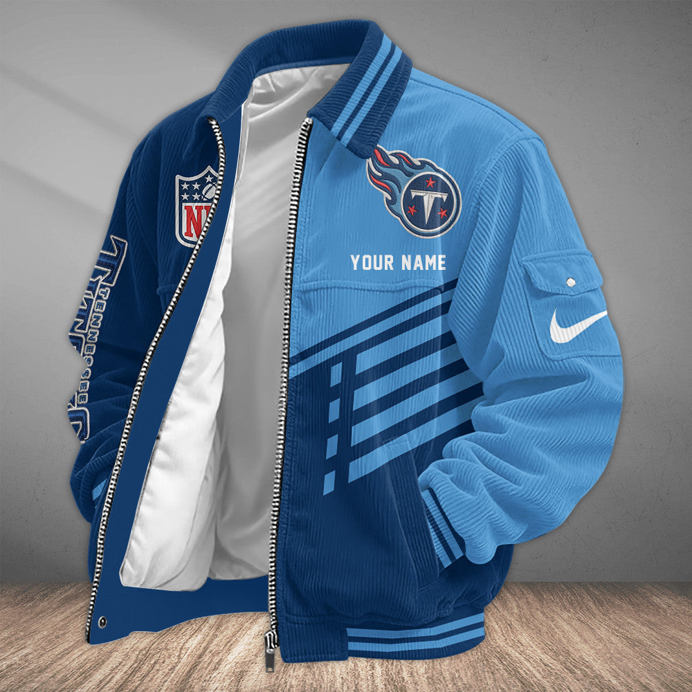 Tennessee Titans Touchdown Classic Varsity Jacket P278x4