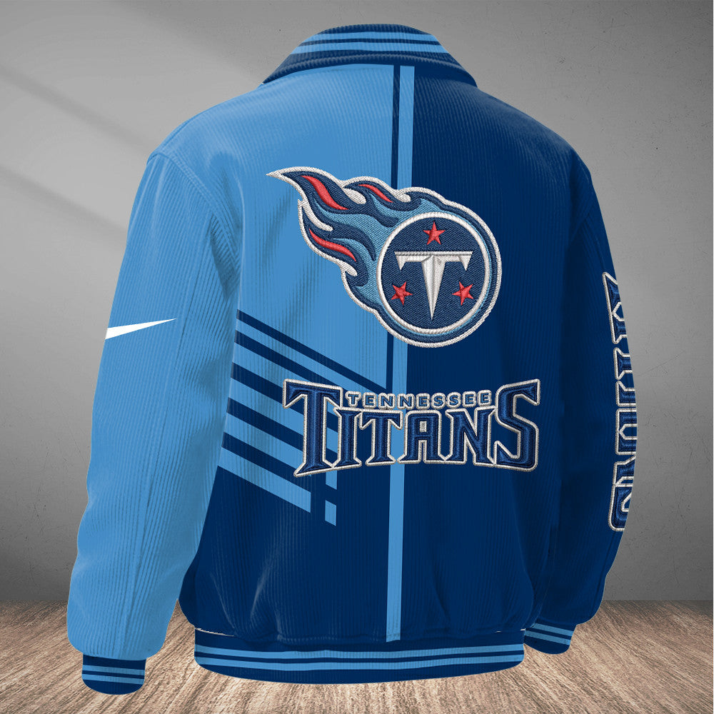 Tennessee Titans Touchdown Classic Varsity Jacket P278x4