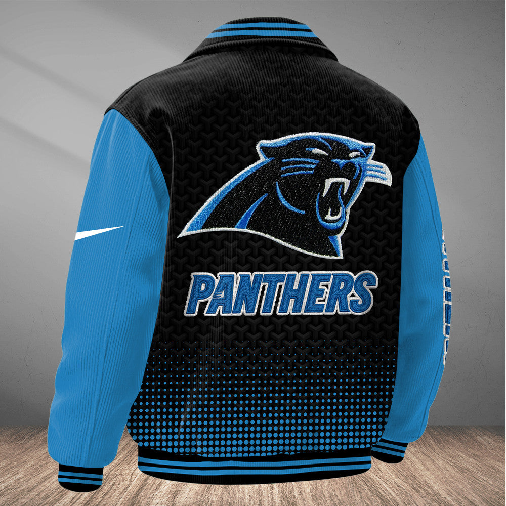 Carolina Panthers Touchdown Classic Varsity Jacket P2d8t7