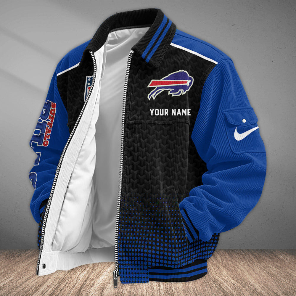 Buffalo Bills Touchdown Classic Varsity Jacket P2lawd
