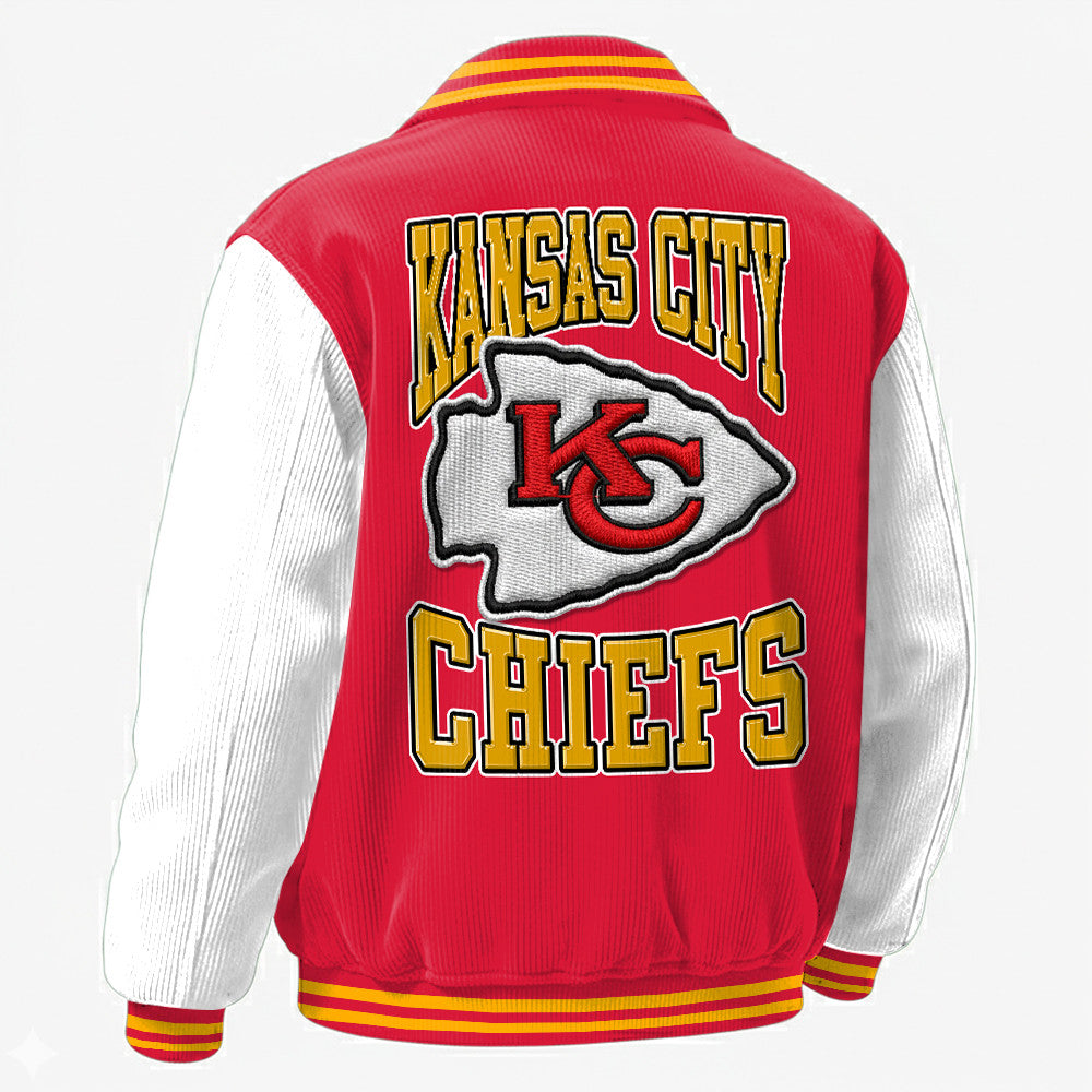 Kansas City Chiefs Touchdown Classic Varsity Jacket P23tev