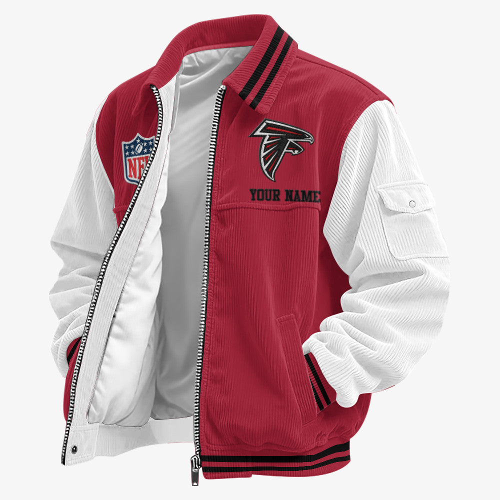 Atlanta Falcons Touchdown Classic Varsity Jacket P2x5vs