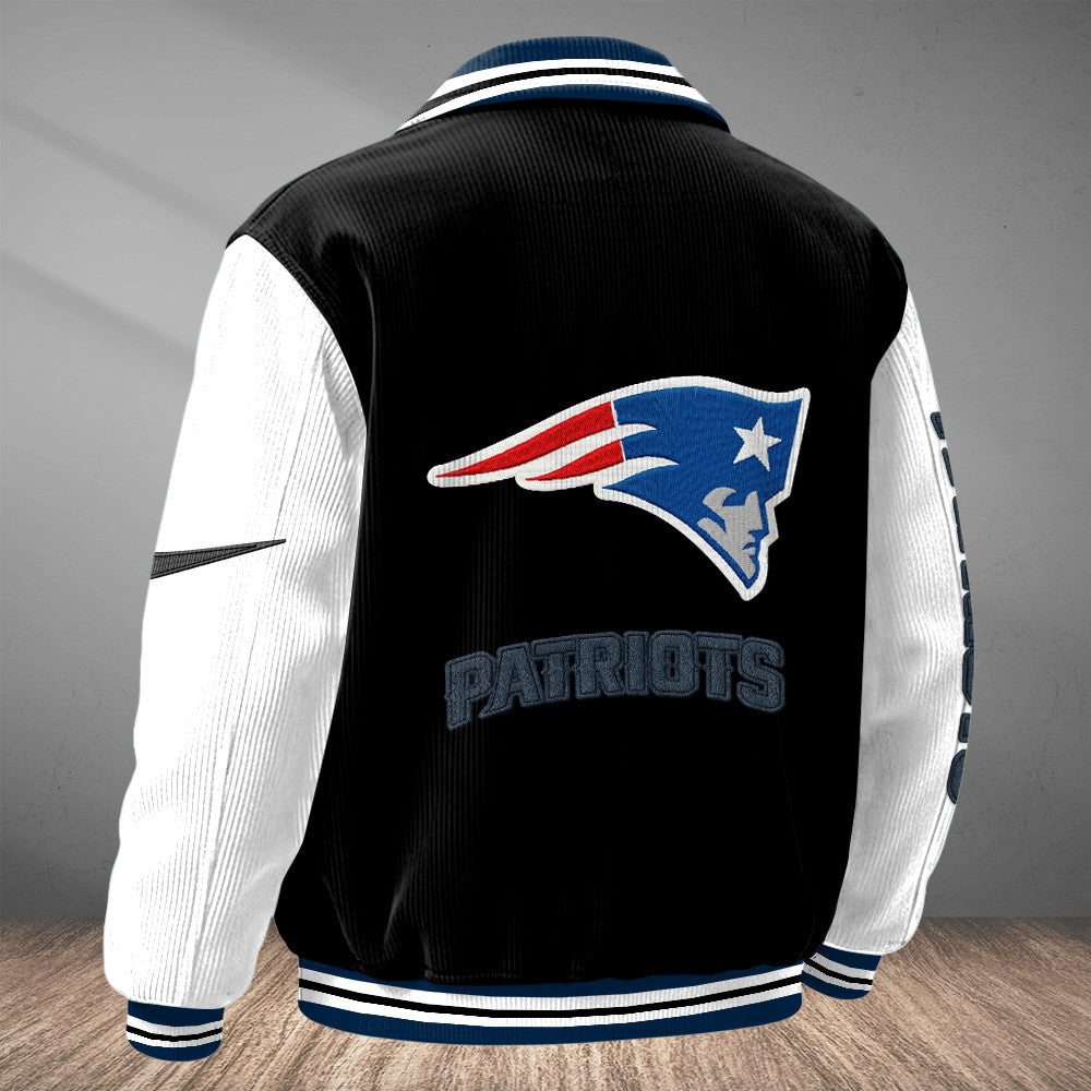 New England Patriots Touchdown Classic Varsity Jacket P2cmw2