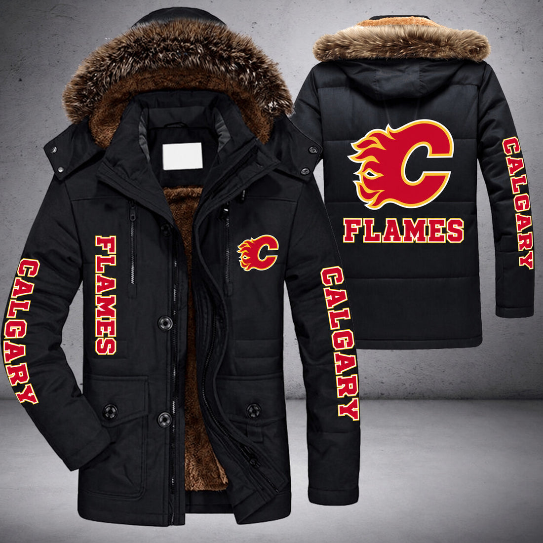 Calgary Flames | Parka Jacket - Limited Edition Pusxvg