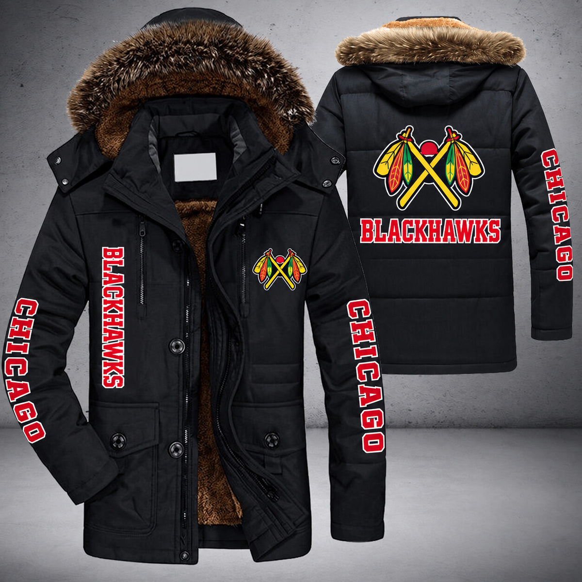Chicago Blackhawks | Parka Jacket - Limited Edition P7jndt