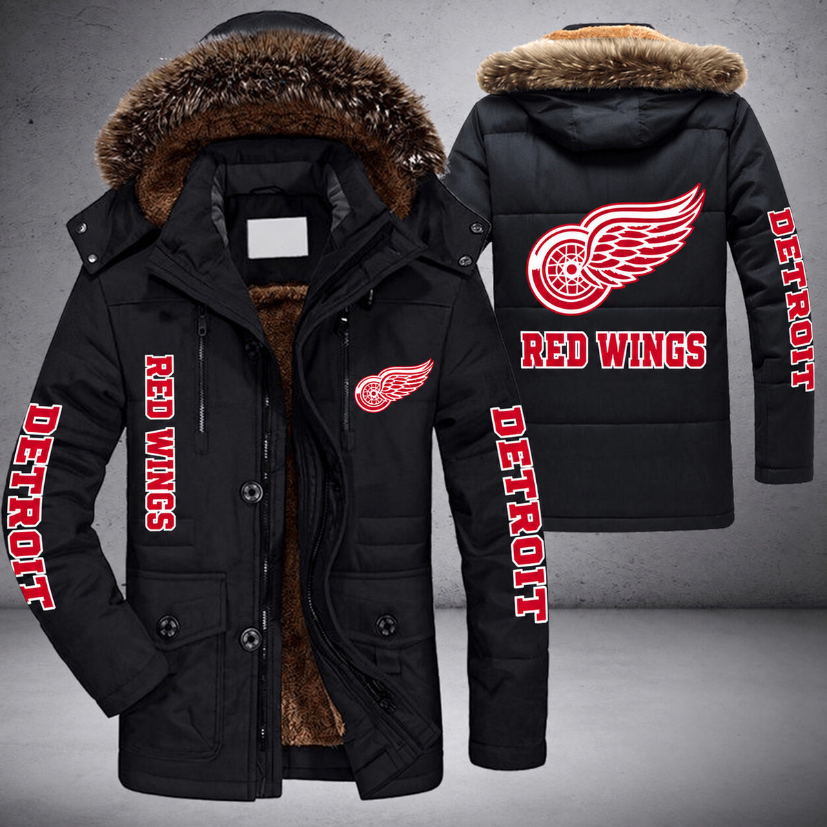 Detroit Red Wings | Parka Jacket - Limited Edition Pqznlm