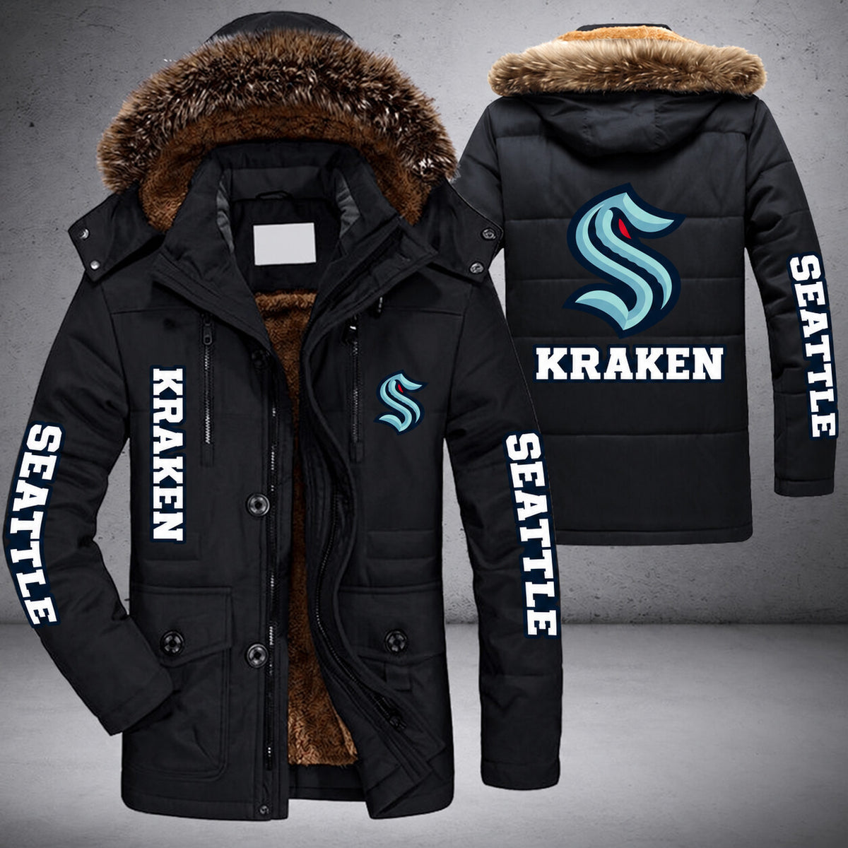 Seattle Kraken | Parka Jacket - Limited Edition Pjg8pu