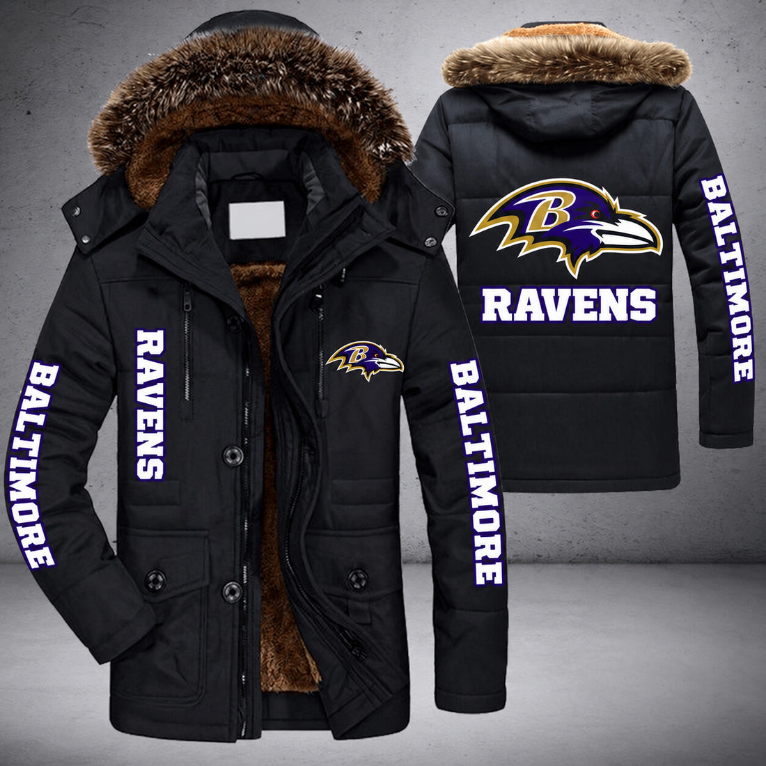 Baltimore Ravens | Parka Jacket - Limited Edition P5myrj