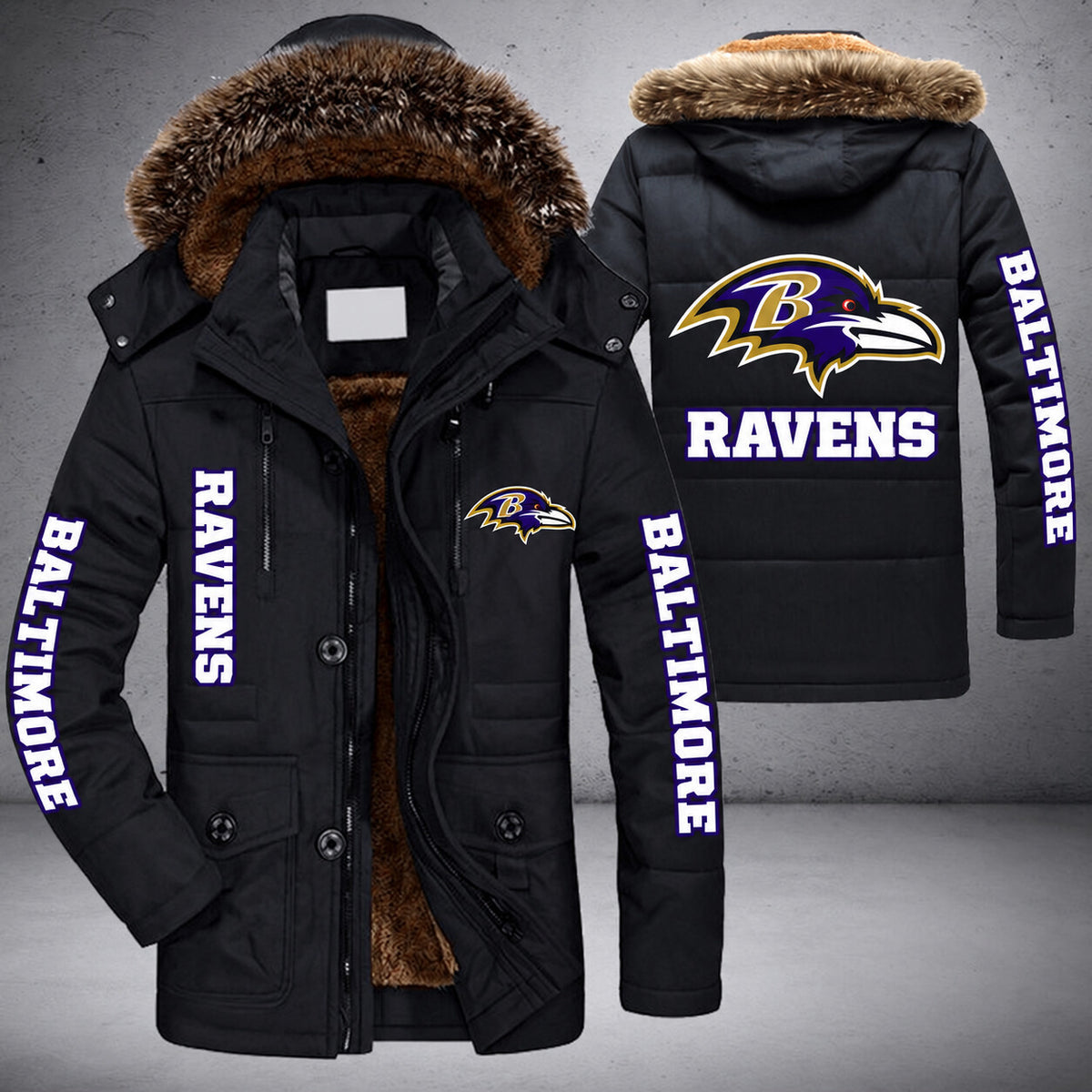 Baltimore Ravens | Parka Jacket - Limited Edition P5myrj