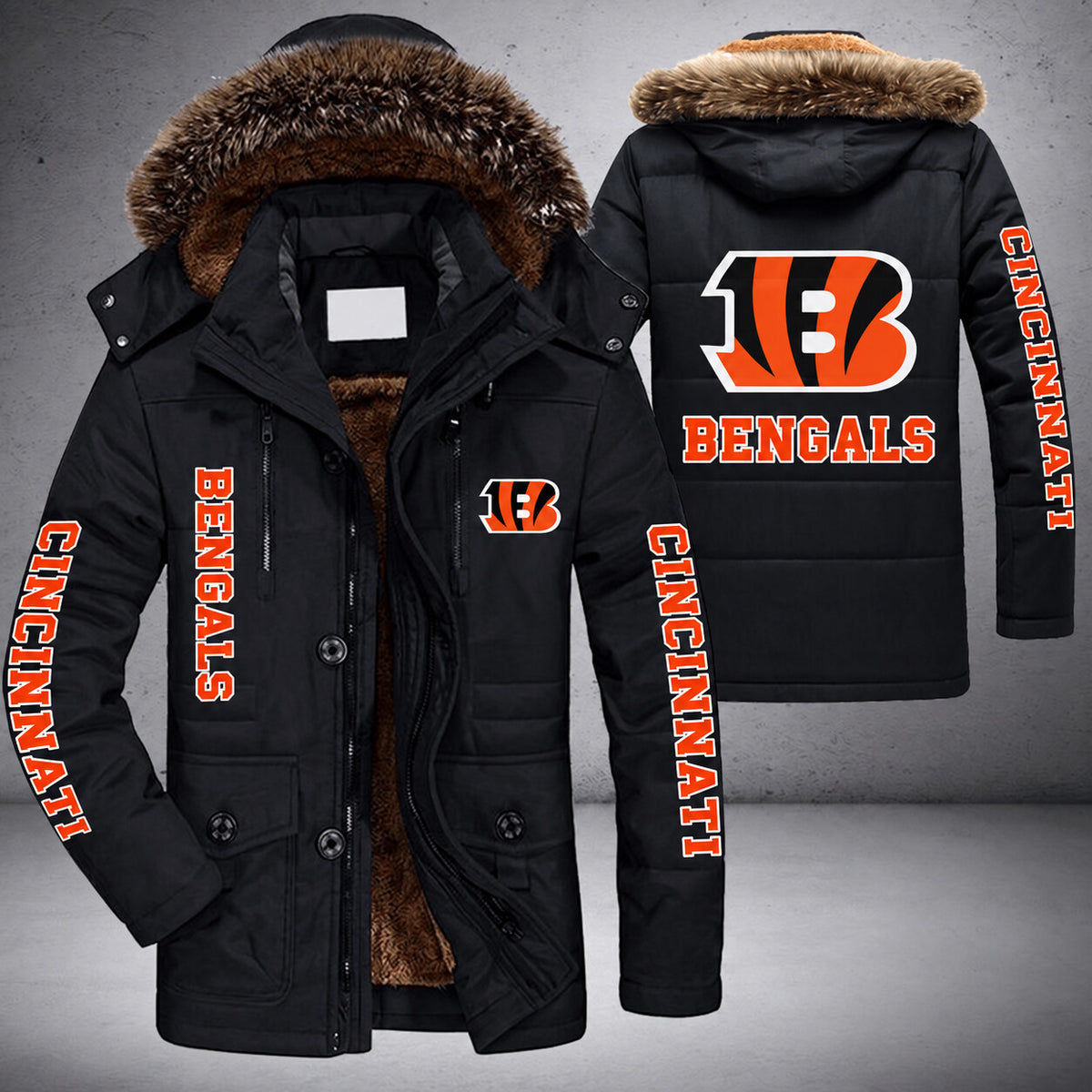 Cincinnati Bengals | Parka Jacket - Limited Edition Pu3h7d