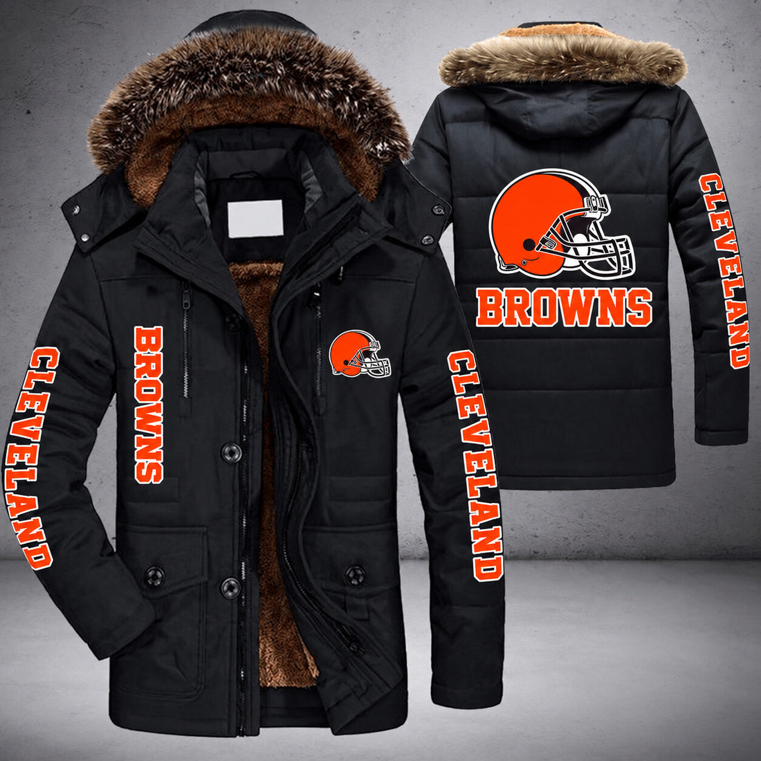 Cleveland Browns | Parka Jacket - Limited Edition Psiwd8