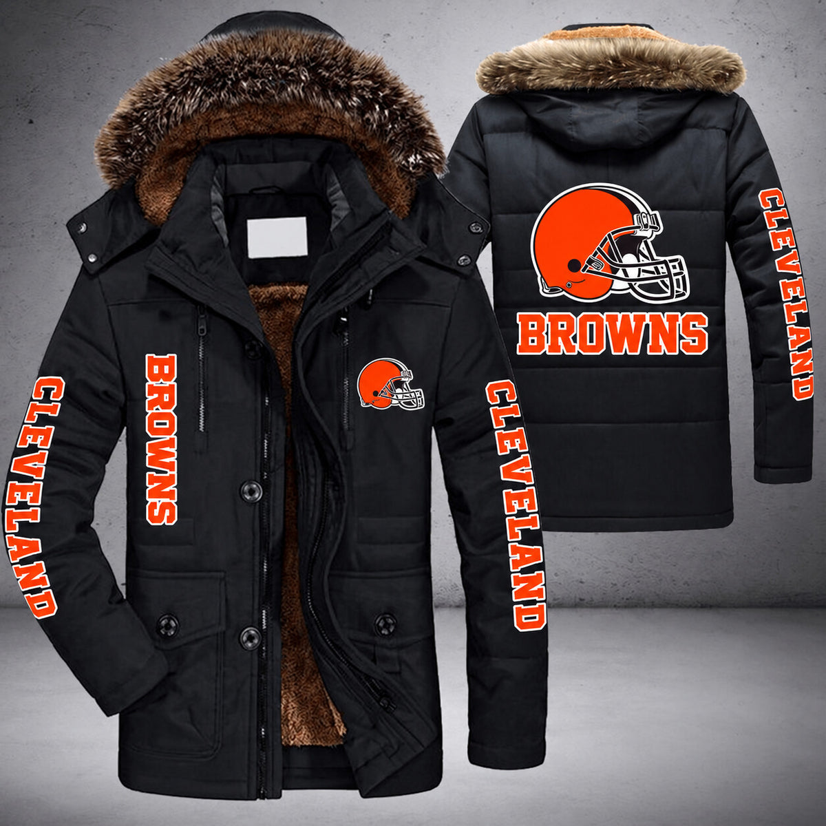 Cleveland Browns | Parka Jacket - Limited Edition Psiwd8