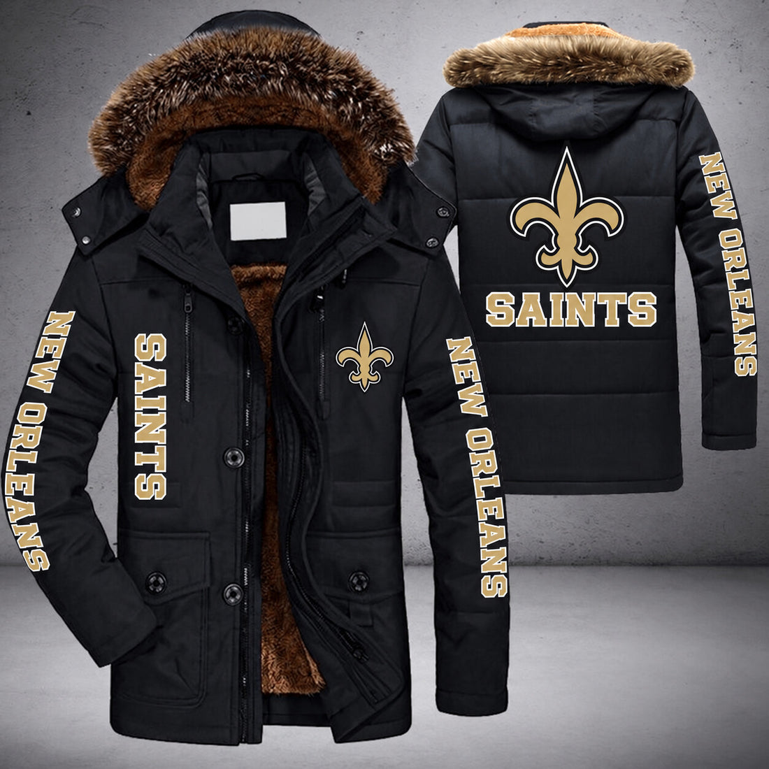 New Orleans Saints | Parka Jacket - Limited Edition P2lv2v