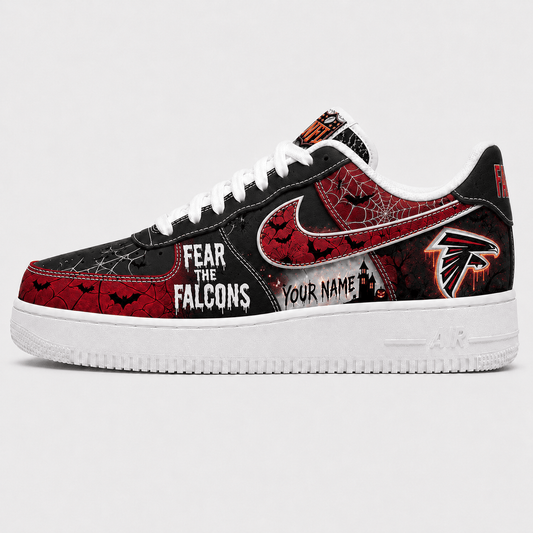 Atlanta Falcons | Premium Fear The Team Halloween Low Top Sneakers