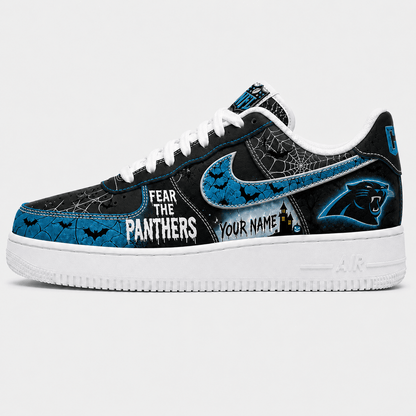 Carolina Panthers | Premium Fear The Team Halloween Low Top Sneakers