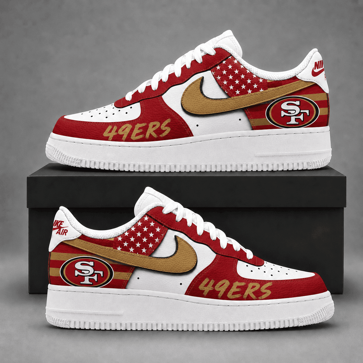 San Francisco 49ers | Premium American Football Team Limited Low Top Shoes Ndn518