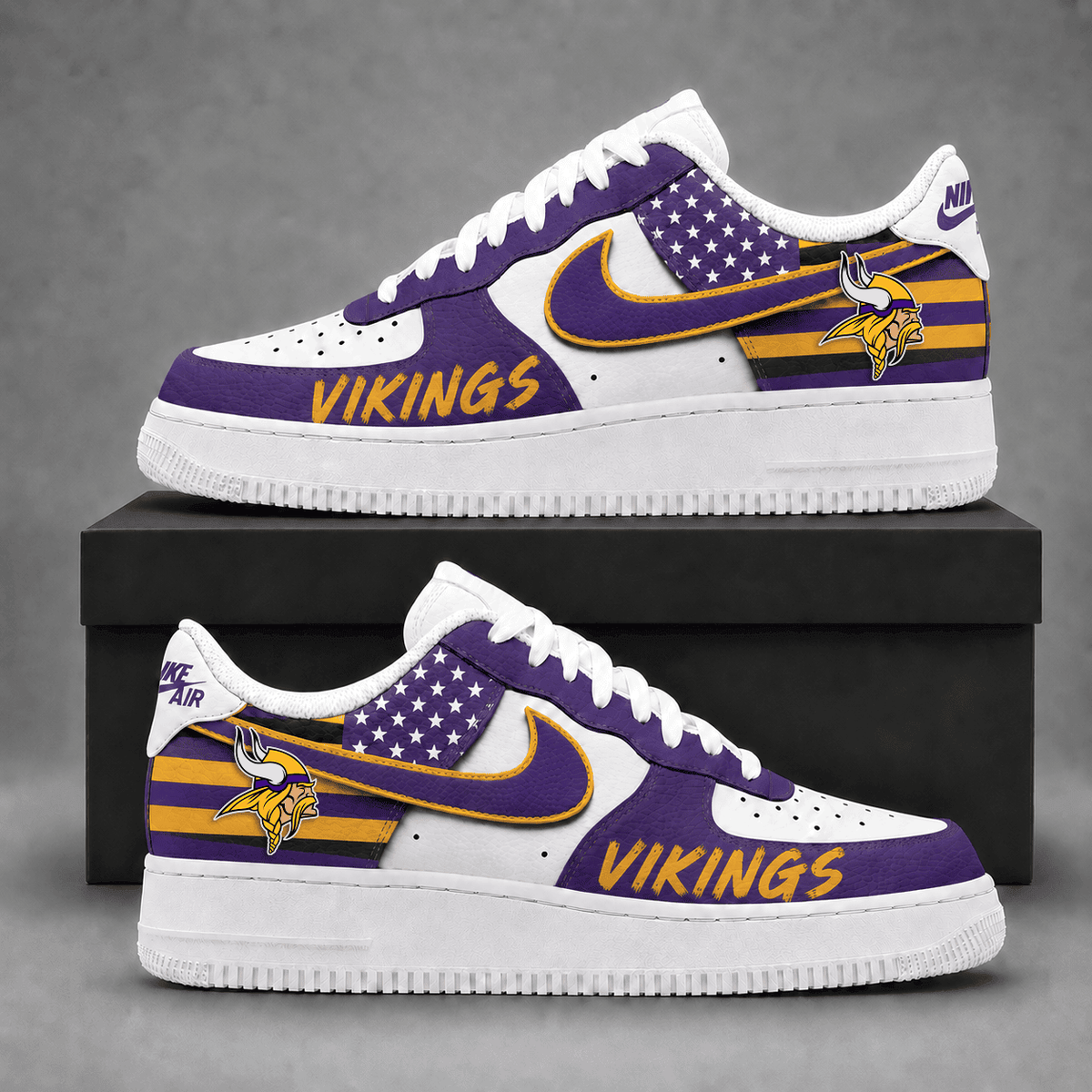 Minnesota Vikings | Premium American Football Team Limited Low Top Shoes Ndn524