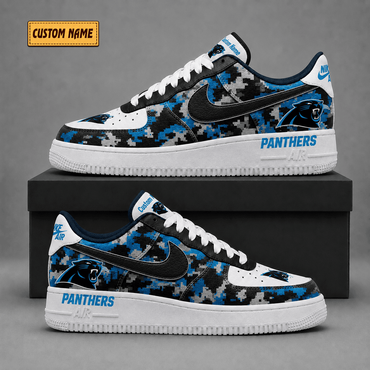 Carolina Panthers | Premium Fear The Team Low Top Sneakers - Va38843