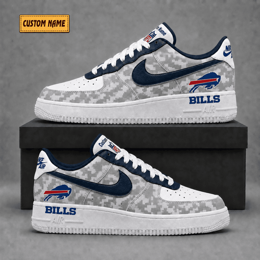 Buffalo Bills | Premium Fear The Team Low Top Sneakers - Va36251