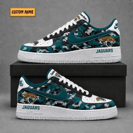 Jacksonville Jaguars | Premium Fear The Team Low Top Sneakers - Va38826