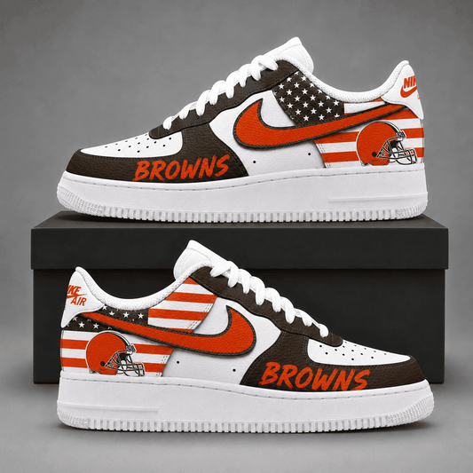 Cleveland Browns | Premium American Football Team Limited Low Top Shoes Ndn523