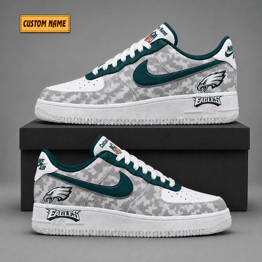 Philadelphia Eagles | Premium Fear The Team Low Top Sneakers - Va36242