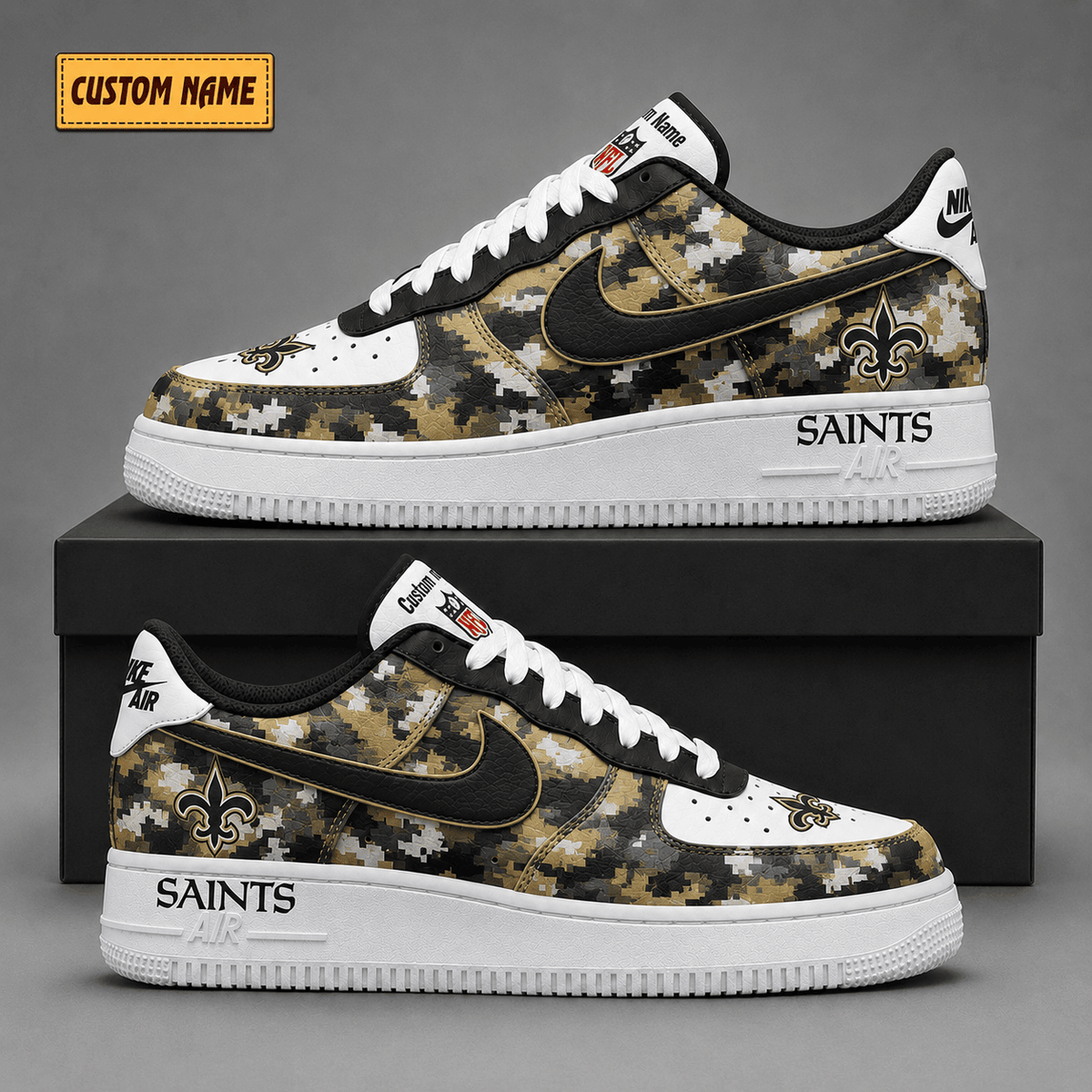 New Orleans Saints | Premium Fear The Team Low Top Sneakers - Va38842