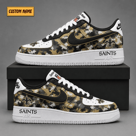 New Orleans Saints | Premium Fear The Team Low Top Sneakers - Va38842