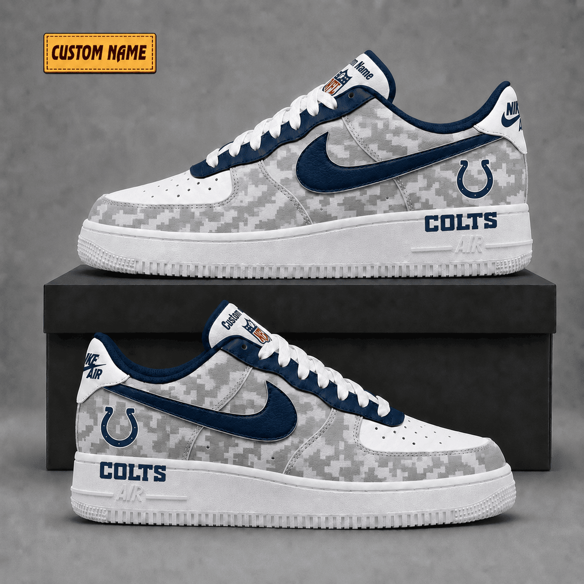 Indianapolis Colts | Premium Fear The Team Low Top Sneakers - Va36222