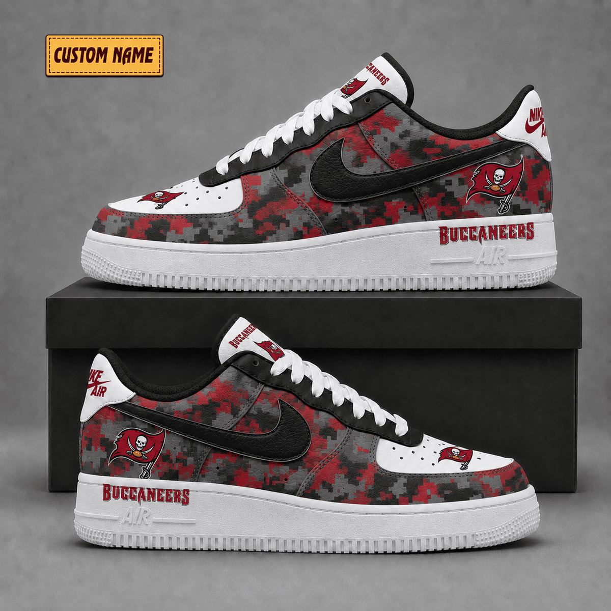 Tampa Bay Buccaneers | Premium Fear The Team Low Top Sneakers - Va38839