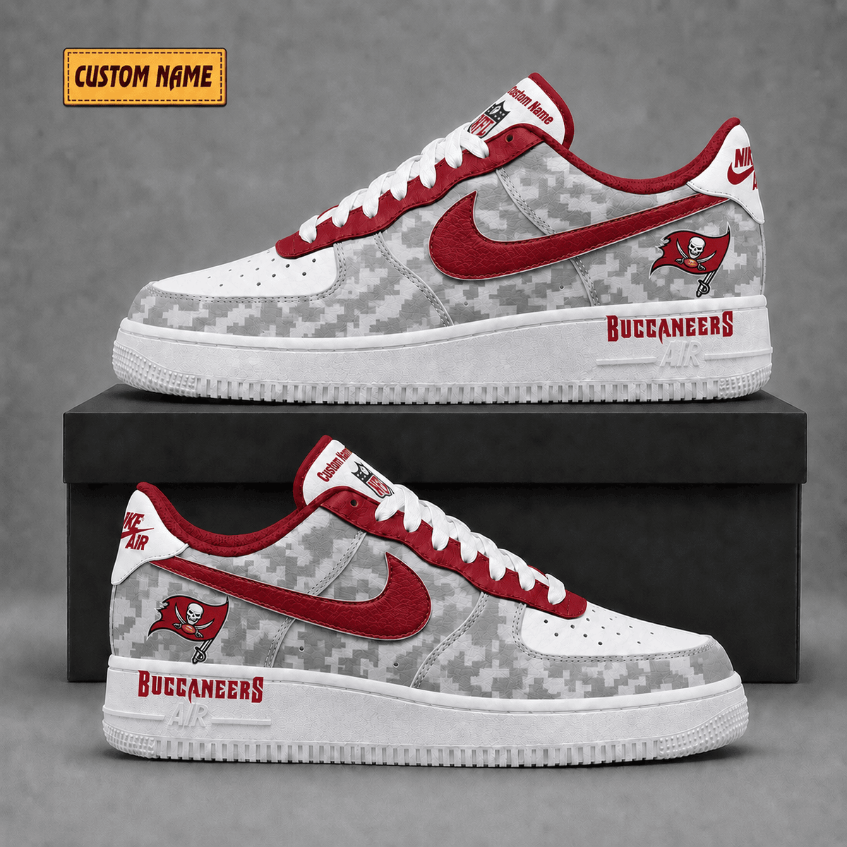 Tampa Bay Buccaneers | Premium Fear The Team Low Top Sneakers - Va36246