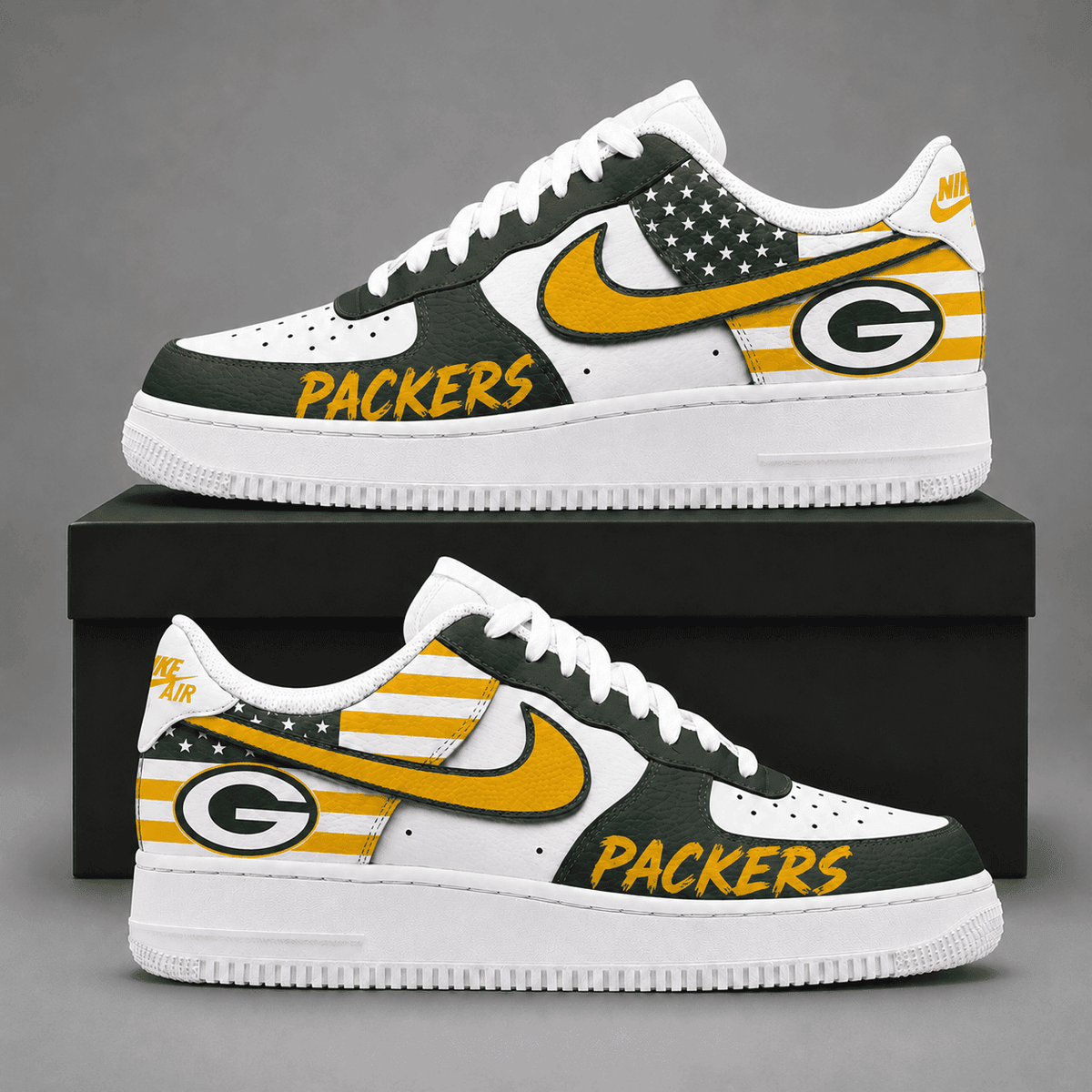 Green Bay Packers | Premium American Football Team Limited Low Top Shoes Ndn501