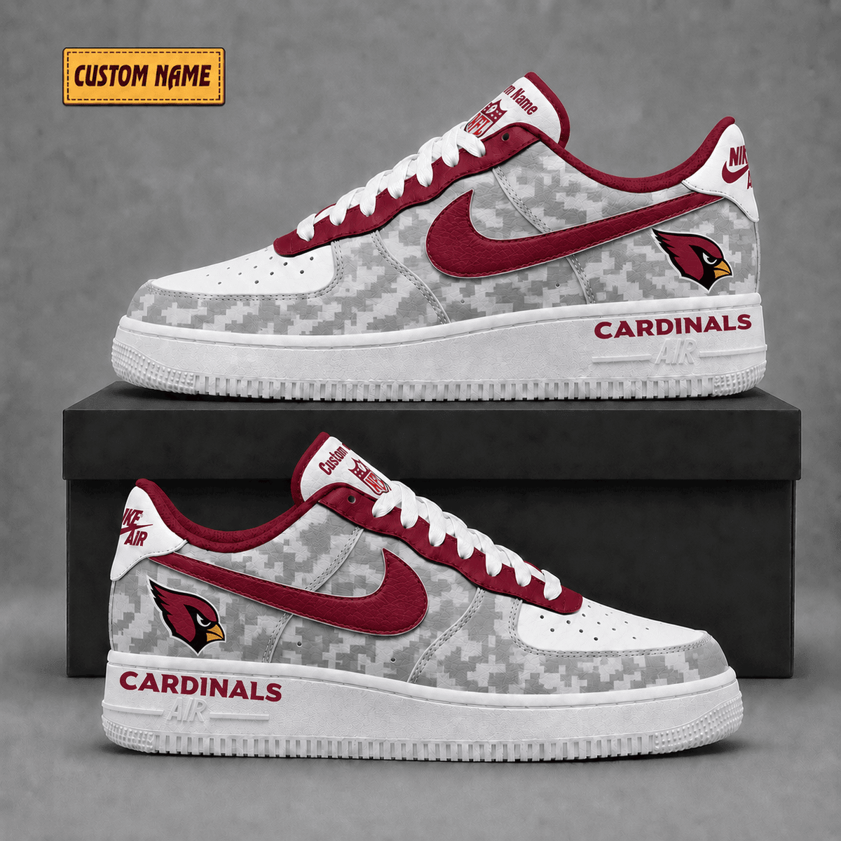 Arizona Cardinals | Premium Fear The Team Low Top Sneakers - Va36244
