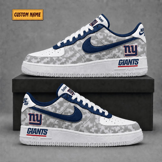 New York Giants | Premium Fear The Team Low Top Sneakers - Va36237